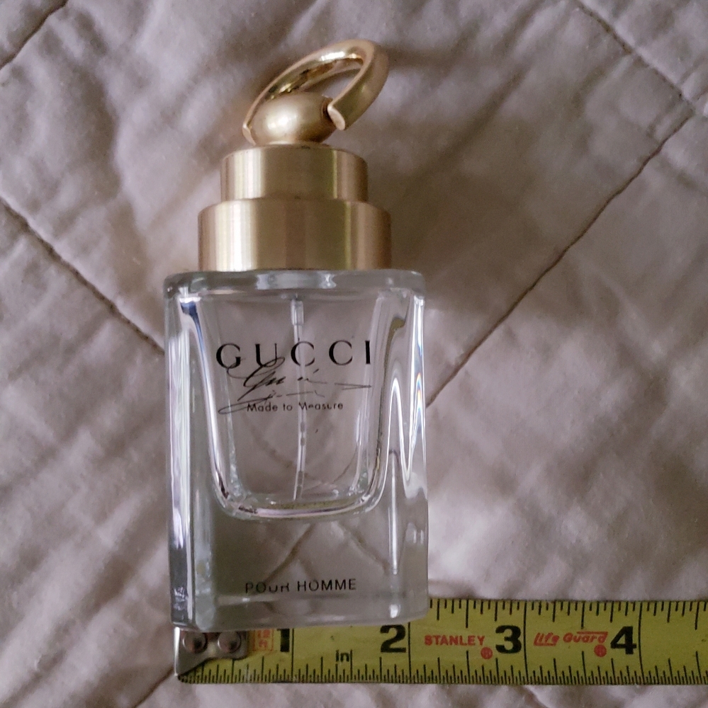 Gucci Made To Measure Cologne Bottle With Cap Empty - Picture 10 of 10